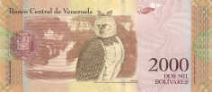 Banknot 2000 bolivarw