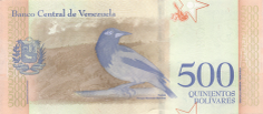 Banknot 500 bolivarw 2018
