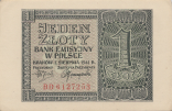 Banknot 1 zoty 1941
