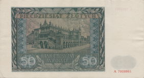 Banknot 50 zotych 1941