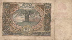 Banknot 100 zotych 1941