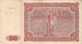 Banknot 100 zotych 1947