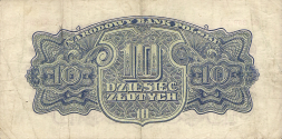 Banknot 10 zotych 1944