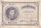 Banknot 1 zotych 1919