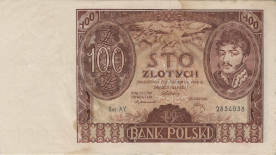 Banknot 100 zotych 1932
