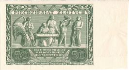 Banknot 50 zotych 1936