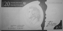 Banknot 20 zotych 2009