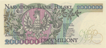 Banknot 2000000 zotych 1992