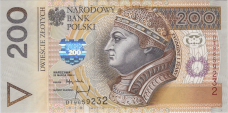 Banknot 200 zotych 1994