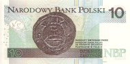 Banknot 10 zotych 2012
