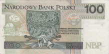 Banknot 100 zotych 2012
