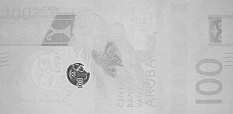 Banknot 100 florinw w podczerwieni