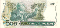 Banknot 500 cruzado 1986