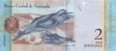 Banknot 2 bolivary 2013