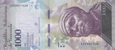 Banknot 1000 bolivarw