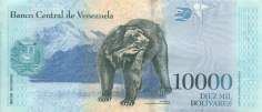 Banknot 10000 bolivarw