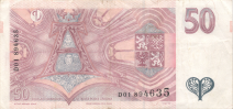 Banknot 50 koron 1997