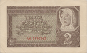 Banknot 2 złote 1941