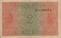 Banknot 2 marki polskie 1916 (1917)