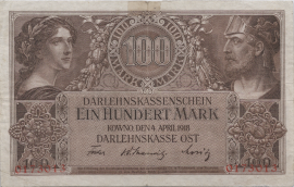 Banknot 100 marek 1918