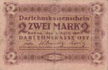Banknot 2 marki 1918
