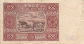 Banknot 100 złotych 1947