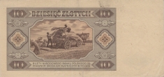 Banknot 10 złotych 1948