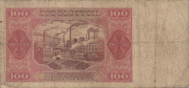 Banknot 100 złotych 1948
