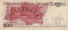 Banknot 100 zotych 1979