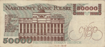 Banknot 550000 zotych 1989