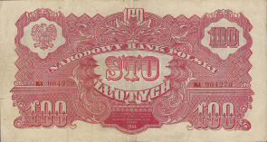 Banknot 100 zotych 1944