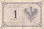 Banknot 1 złotych 1919