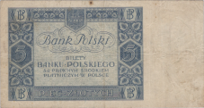 Banknot 5 złotych 1930