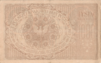 Banknot 1000 marek polskich 1919