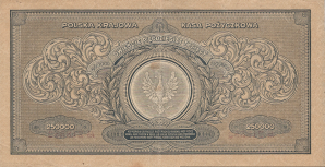 Banknot 250000 marek polskich 1923