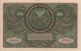 Banknot 500 marek polskich 1919