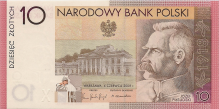Banknot 10 złotych 2008
