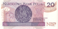 Banknot 20 złotych 2012
