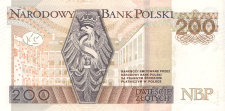 Banknot 200 złotych 2015