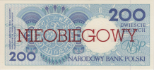 Banknot 200 złotych 1990